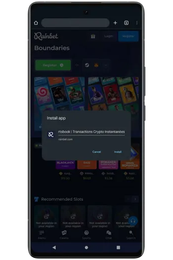 Rainbet Confirm name
