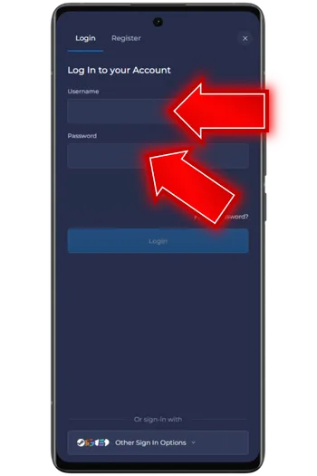 Rainbet Email and password