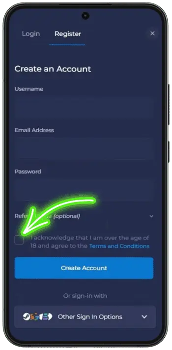 RainBet NZ Add a referral code if available